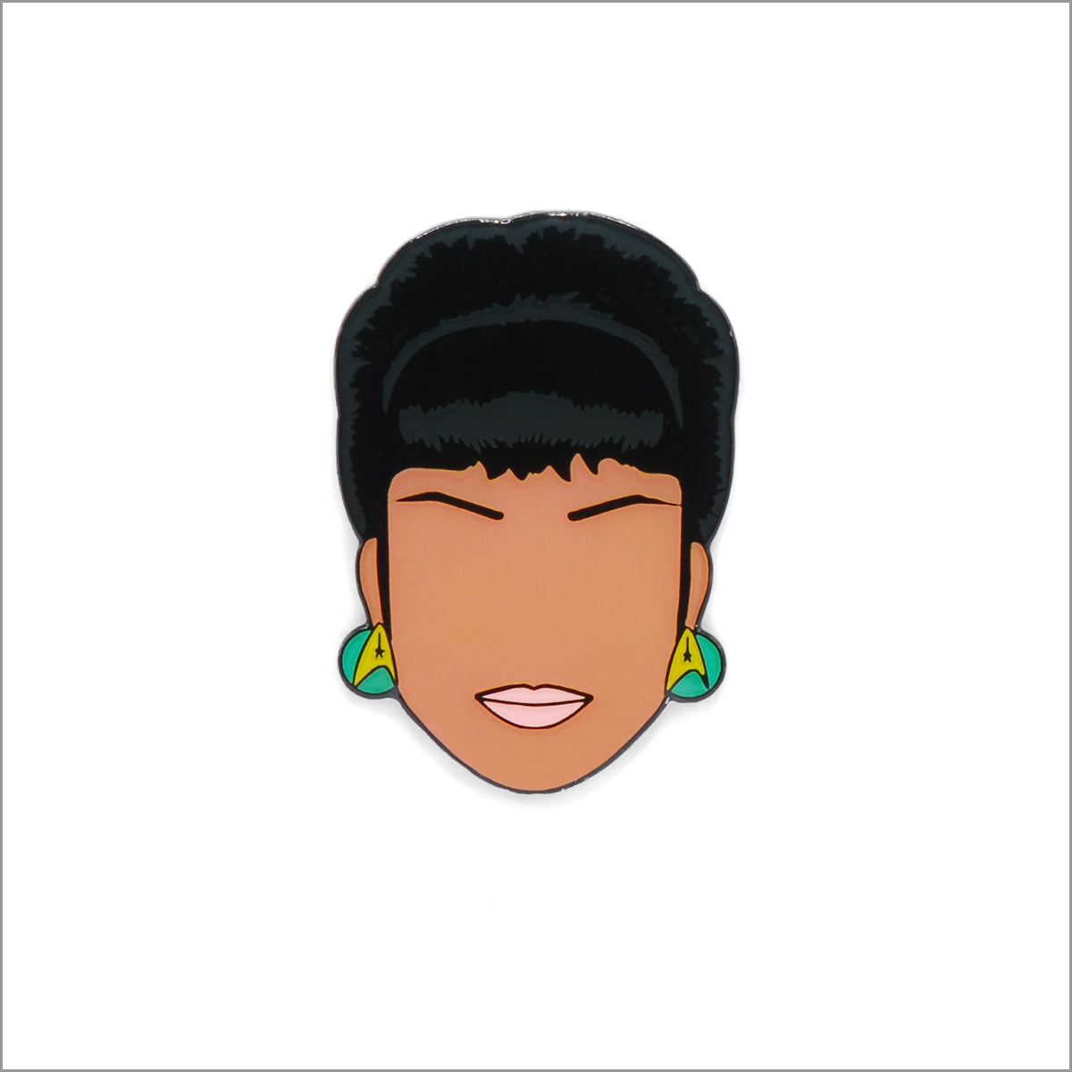 Star Trek Lieutenant Uhura Lapel Pin, Front Side