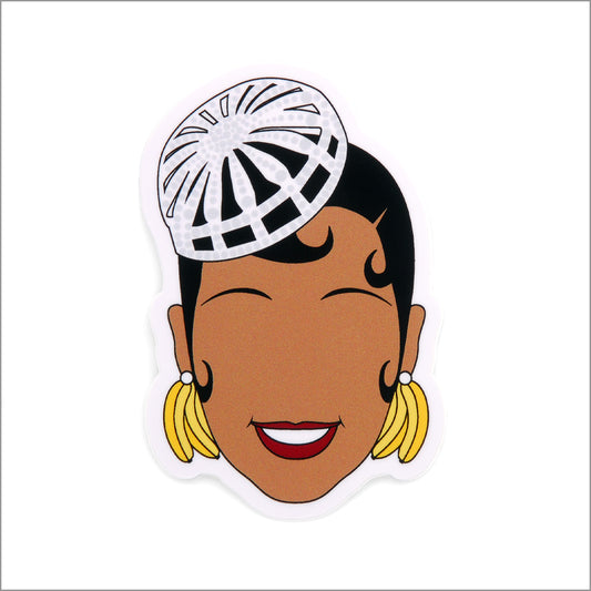 Josephine Baker Vinyl Sticker, Front side