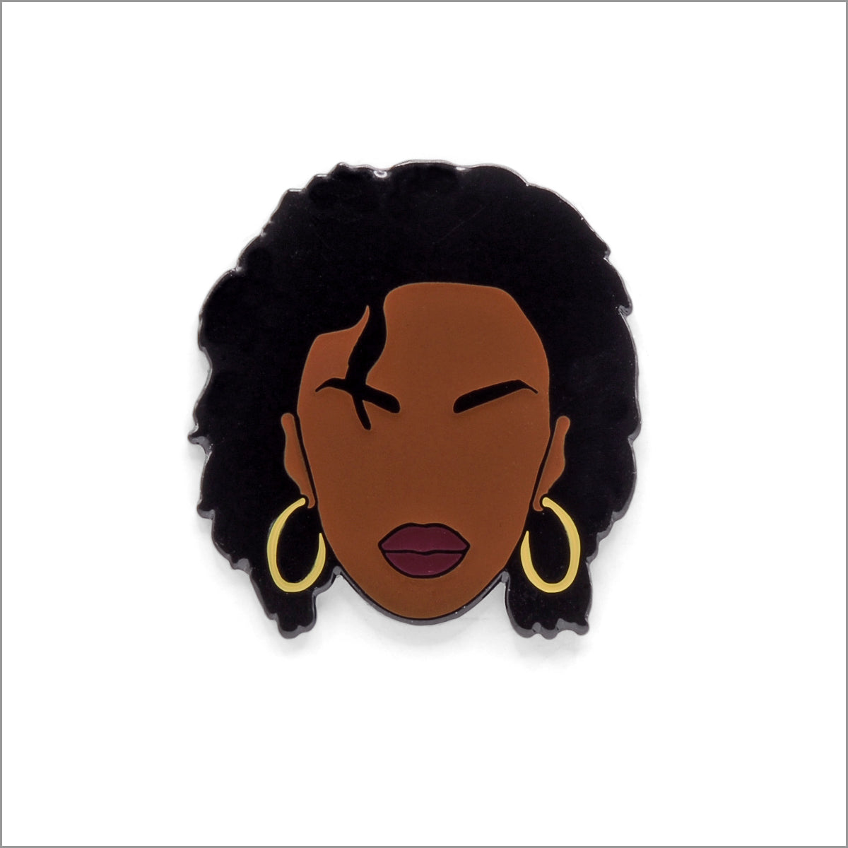 Lauryn Hill Lapel Pin, Front side