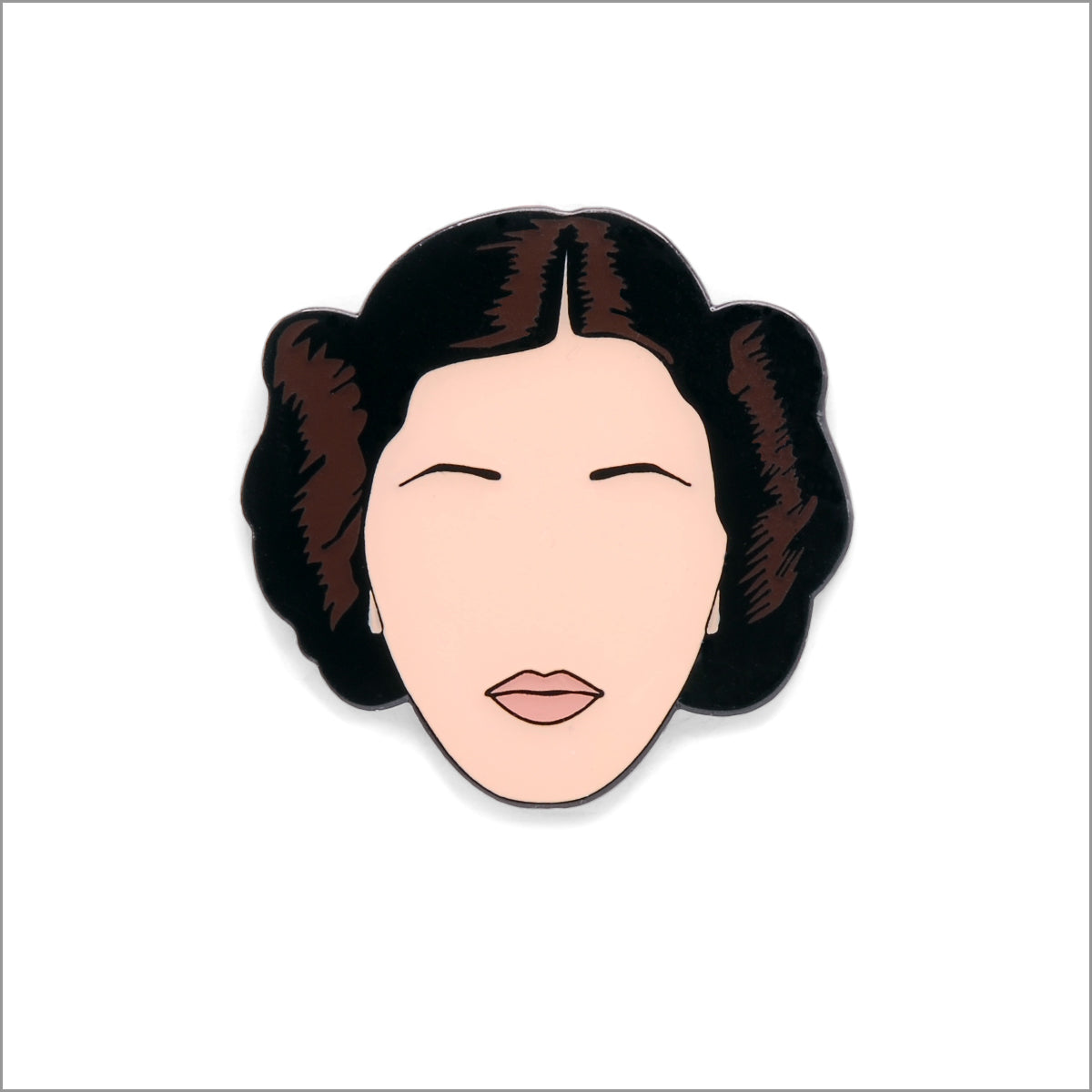 Star Wars Princess Leia Lapel Pin, Front side